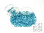 Silver Lined Aqua Size 6-0 Seed Beads